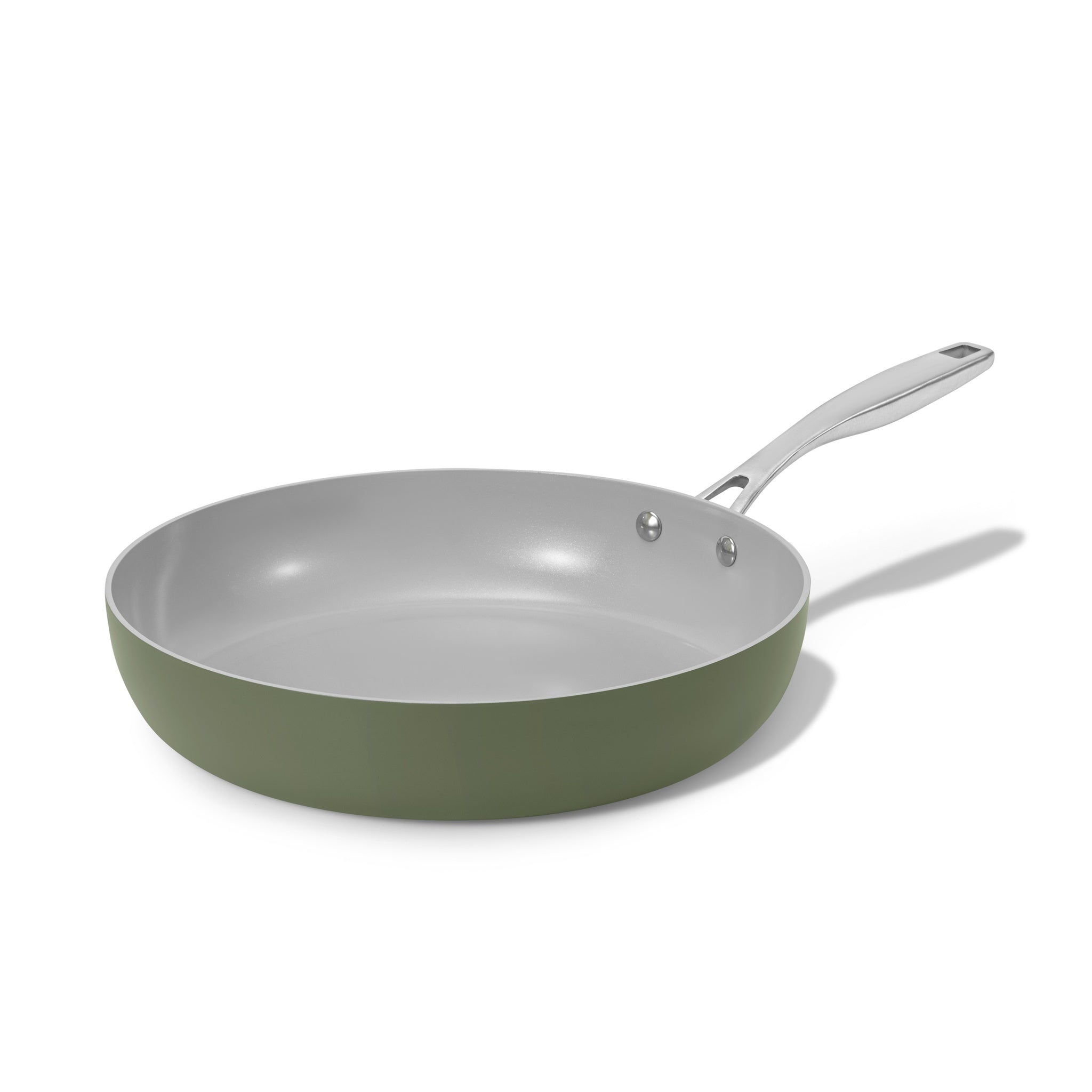 Nepřilnavá pánev Vital s keramickým povrchem Ø 30 cm olivově zelená 30 cm / Olivově zelená