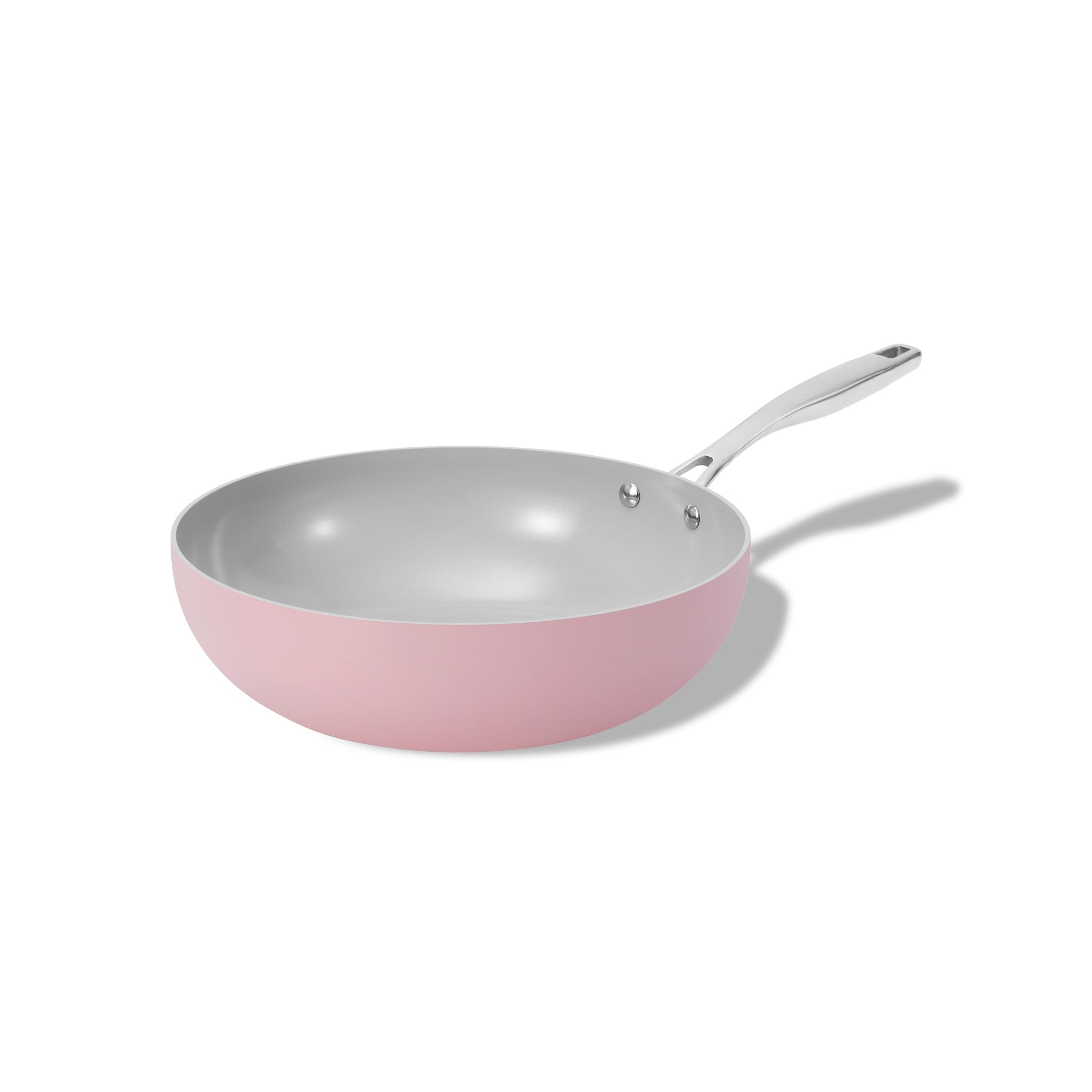 Hluboká pánev Vital s nepřilnavým keramickým povrchem Ø 26 cm růžová 26 cm / Růžová