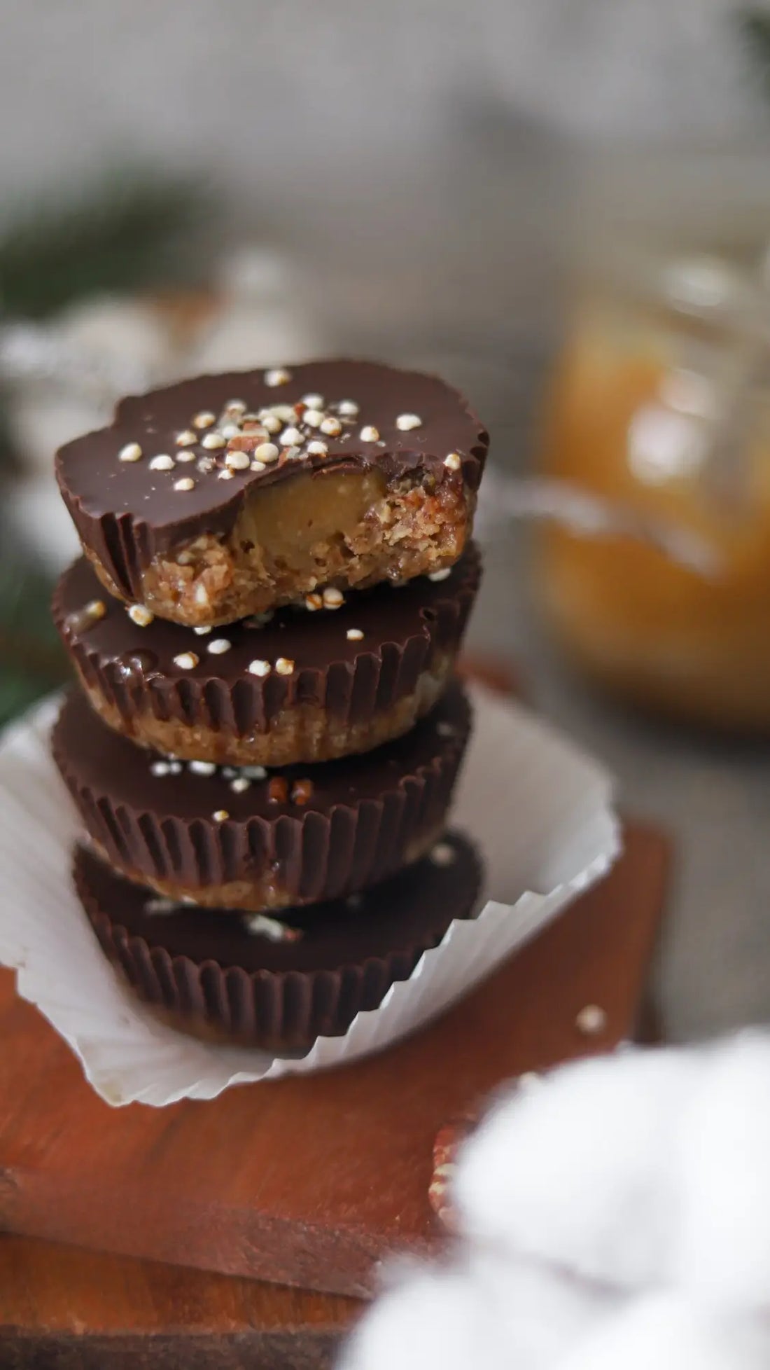 Košíčky s karamelem a čokoládou od Marušky Veg