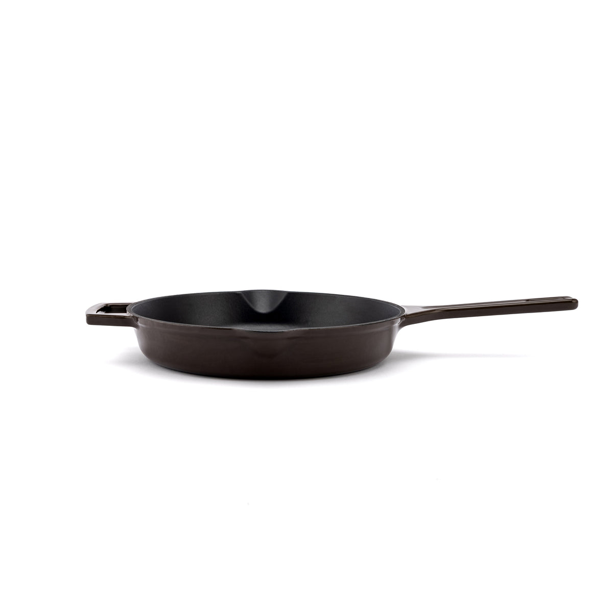 Smaltovaná litinová pánev Ember 26 cm - hnědá