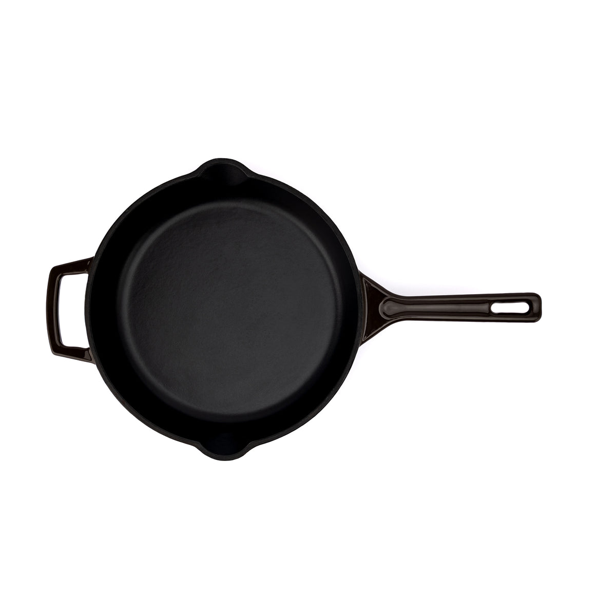 Smaltovaná litinová pánev Ember 26 cm - hnědá