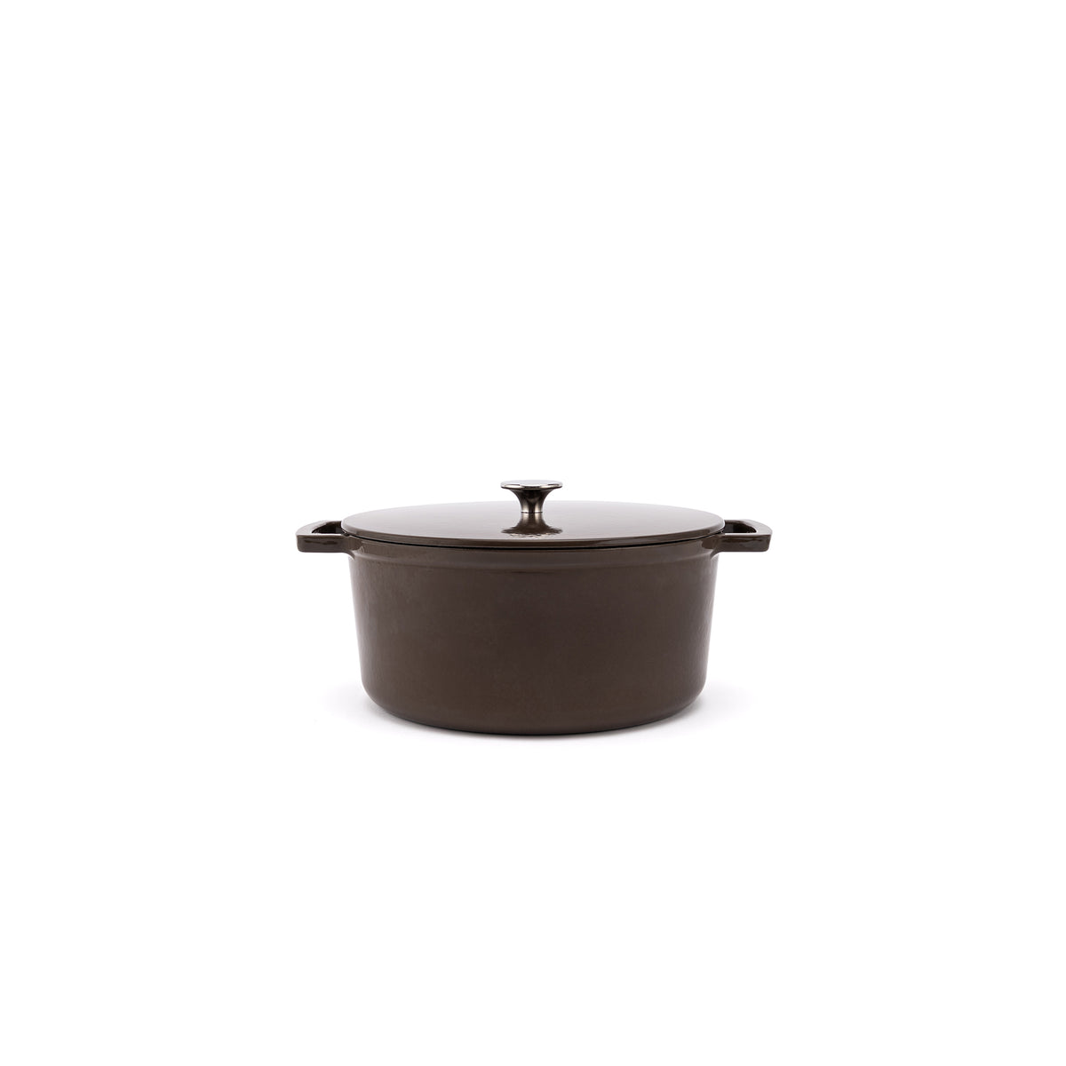 Smaltovaný litinový hrnec Ember 24 cm - hnědá