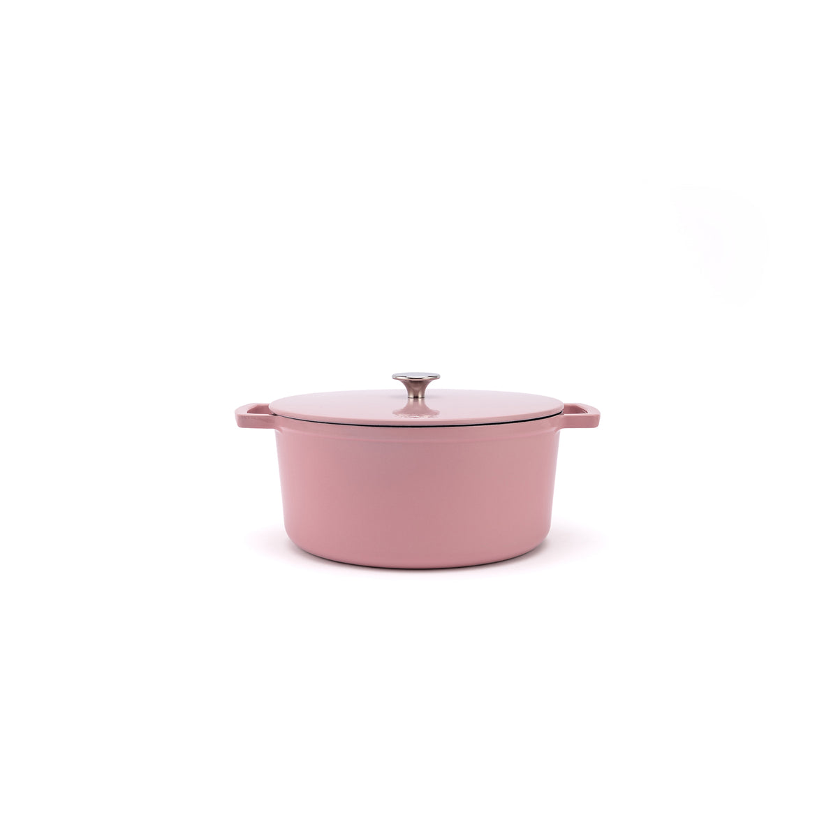 Smaltovaný litinový hrnec Ember 24 cm - růžová