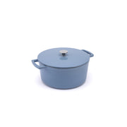 Smaltovaný litinový hrnec Ember 24 cm - modrá