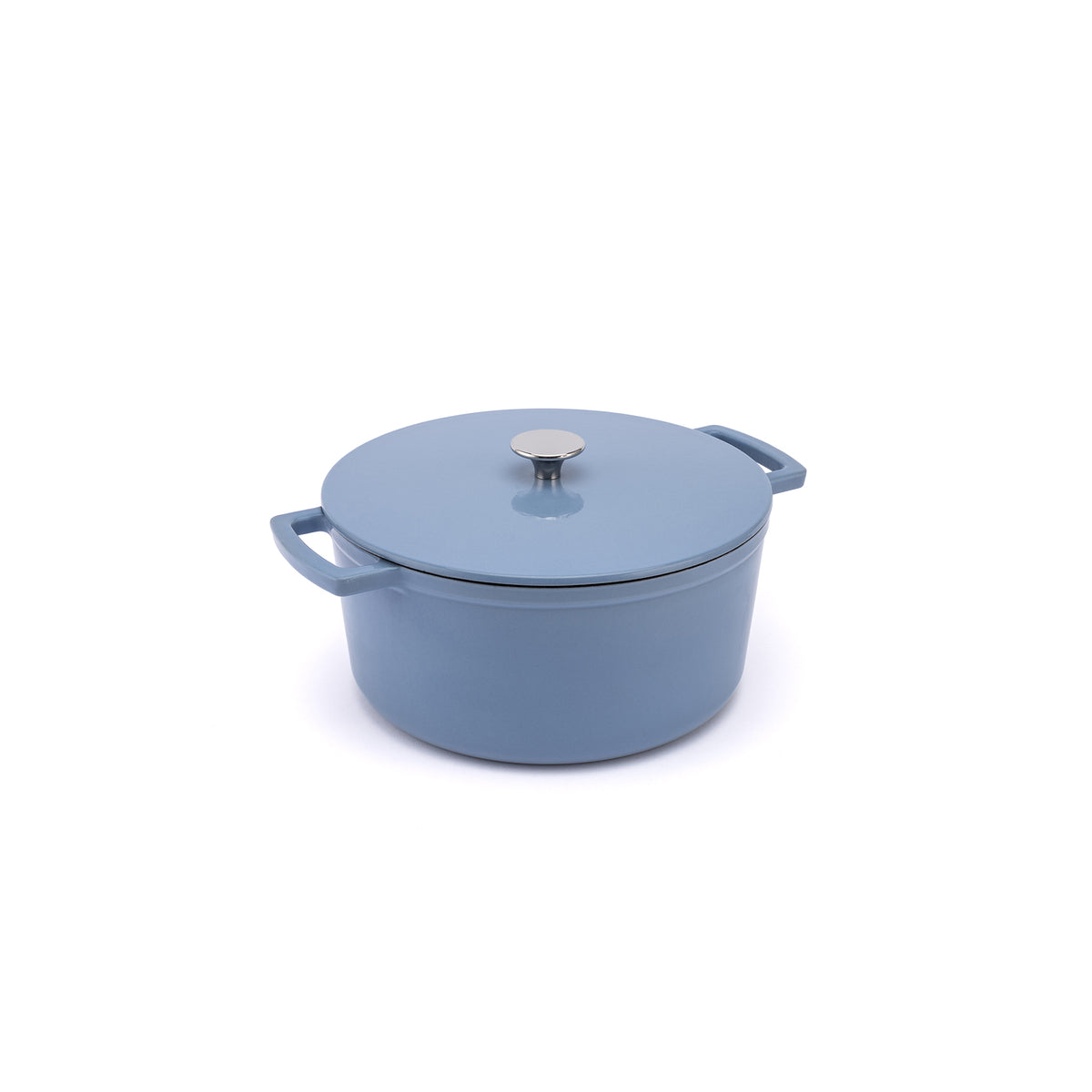 Smaltovaný litinový hrnec Ember 24 cm - modrá