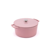 Smaltovaný litinový hrnec Ember 28 cm - růžová