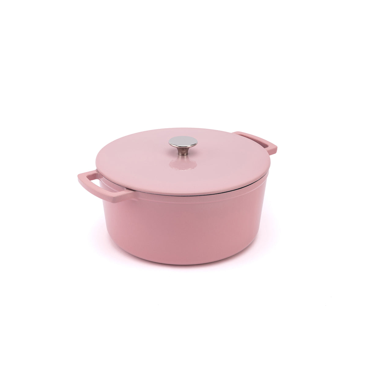 Smaltovaný litinový hrnec Ember 28 cm - růžová