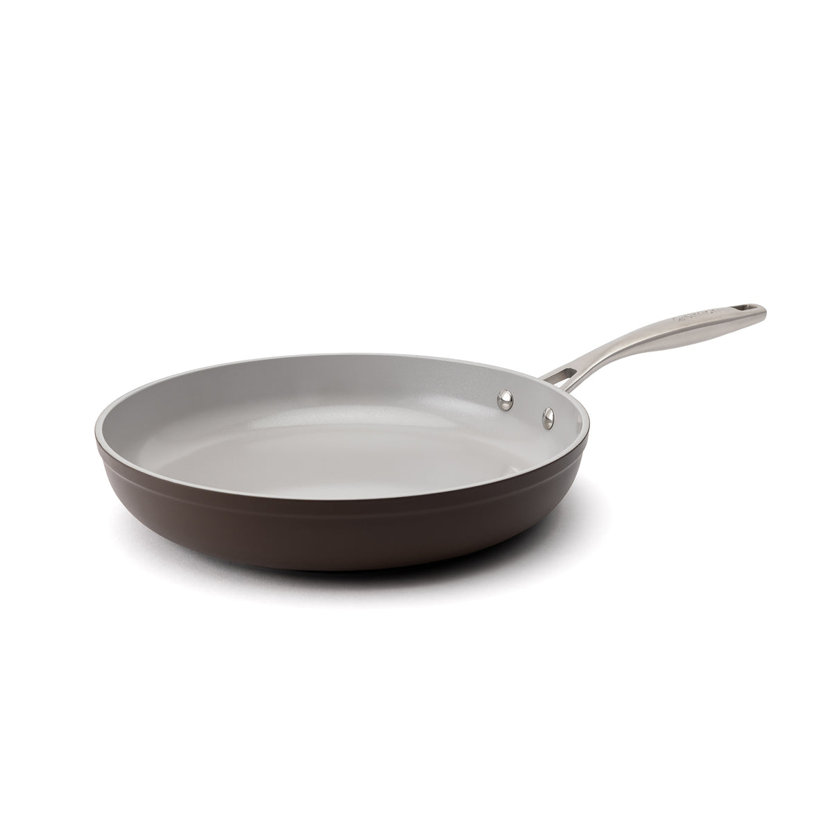 Nepřilnavá keramická pánev Zen Ø 28 cm - hnědá