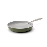 Nepřilnavá keramická pánev Zen Ø 28 cm - olivově zelená
