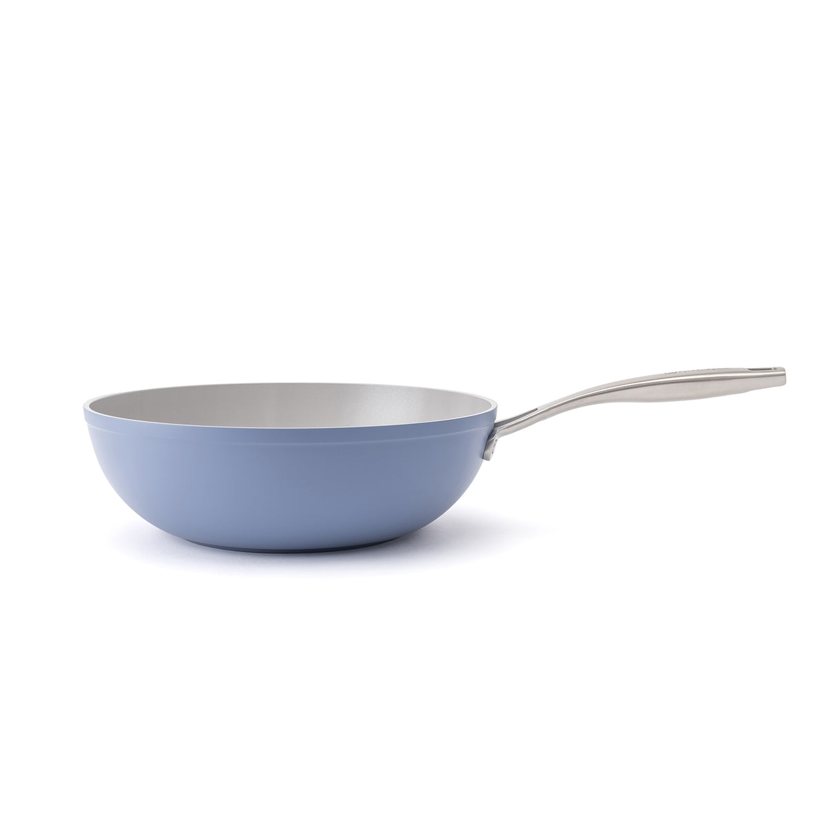 Nepřilnavá keramická pánev wok Zen Ø 28 cm - modrá