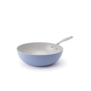 Nepřilnavá keramická pánev wok Zen Ø 28 cm - modrá