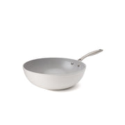 Nepřilnavá keramická pánev wok Zen Ø 28 cm - krémově bílá