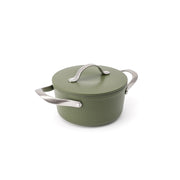 Nepřilnavý keramický hrnec Zen Ø 18 cm - olivově zelená