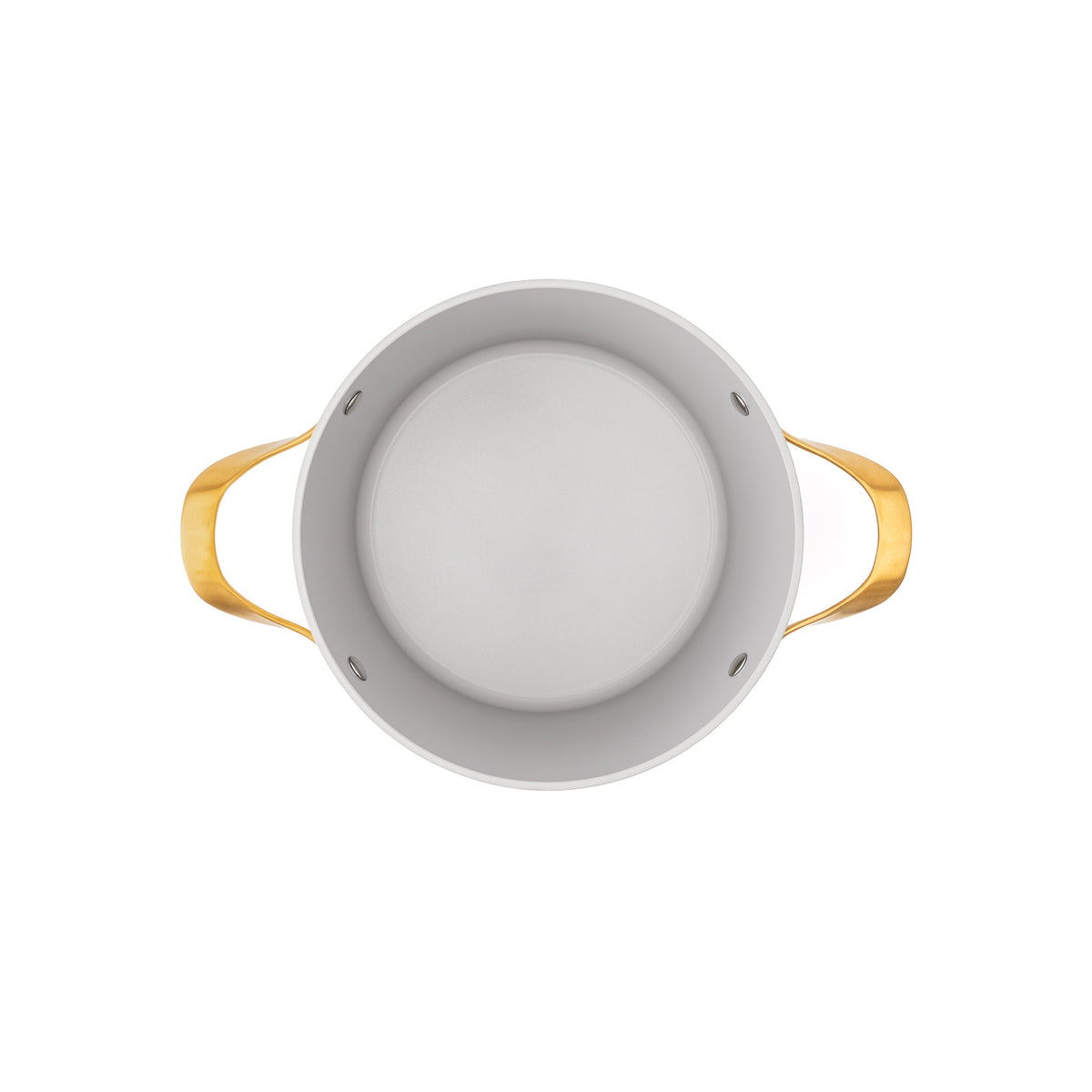 Nepřilnavý keramický hrnec Zen Ø 24 cm - krémovo zlatá