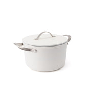 Nepřilnavý keramický hrnec Zen Ø 24 cm - krémově bílá