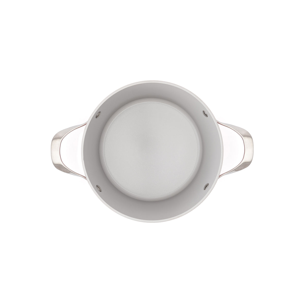 Nepřilnavý keramický hrnec Zen Ø 24 cm - krémově bílá