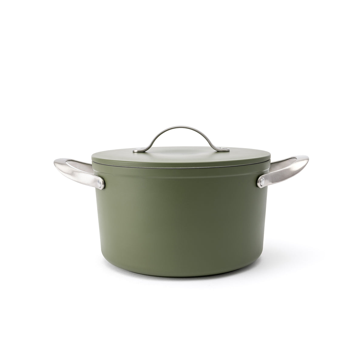 Nepřilnavý keramický hrnec Zen Ø 24 cm - olivově zelená