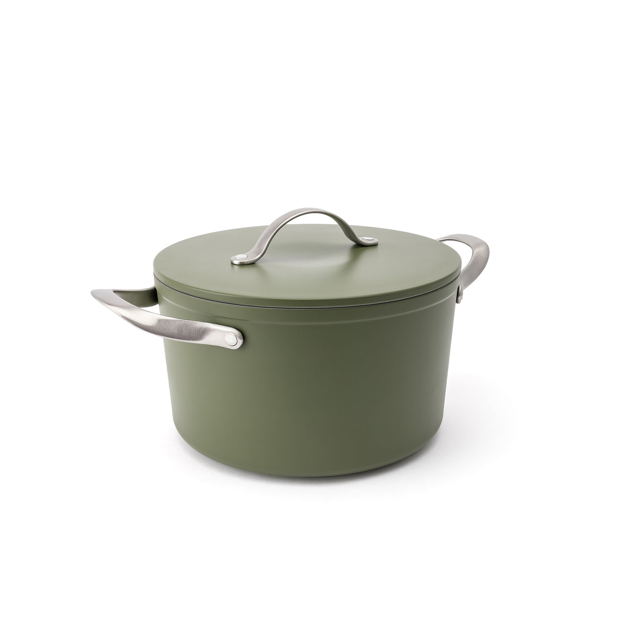 Nepřilnavý keramický hrnec Zen Ø 24 cm - olivově zelená