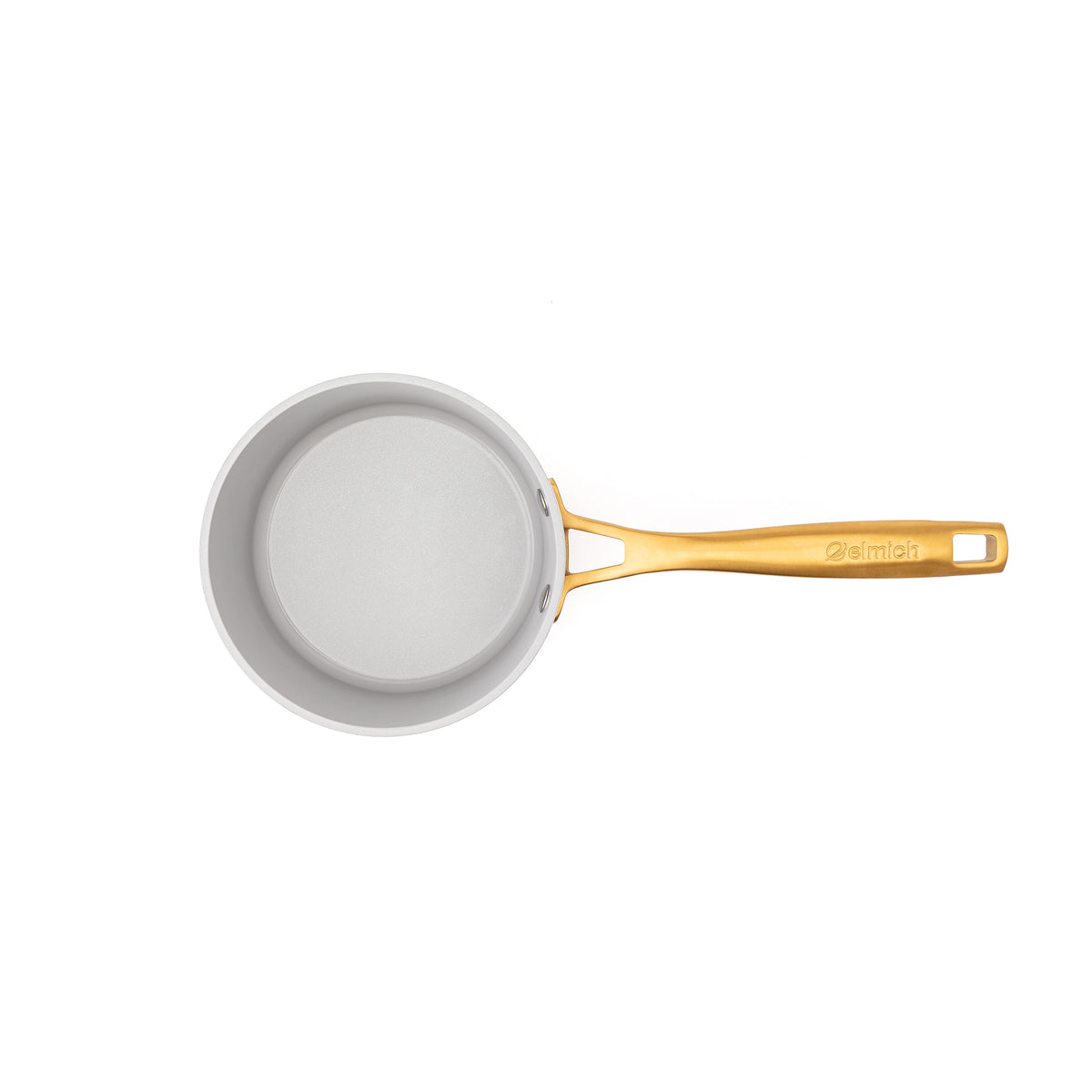Nepřilnavý keramický rendlík Zen Ø 16 cm - hnědo zlatá