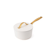 Nepřilnavý keramický rendlík Zen Ø 16 cm - krémovo zlatá