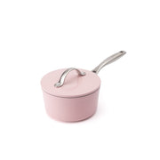 Nepřilnavý keramický rendlík Zen Ø 16 cm - růžová