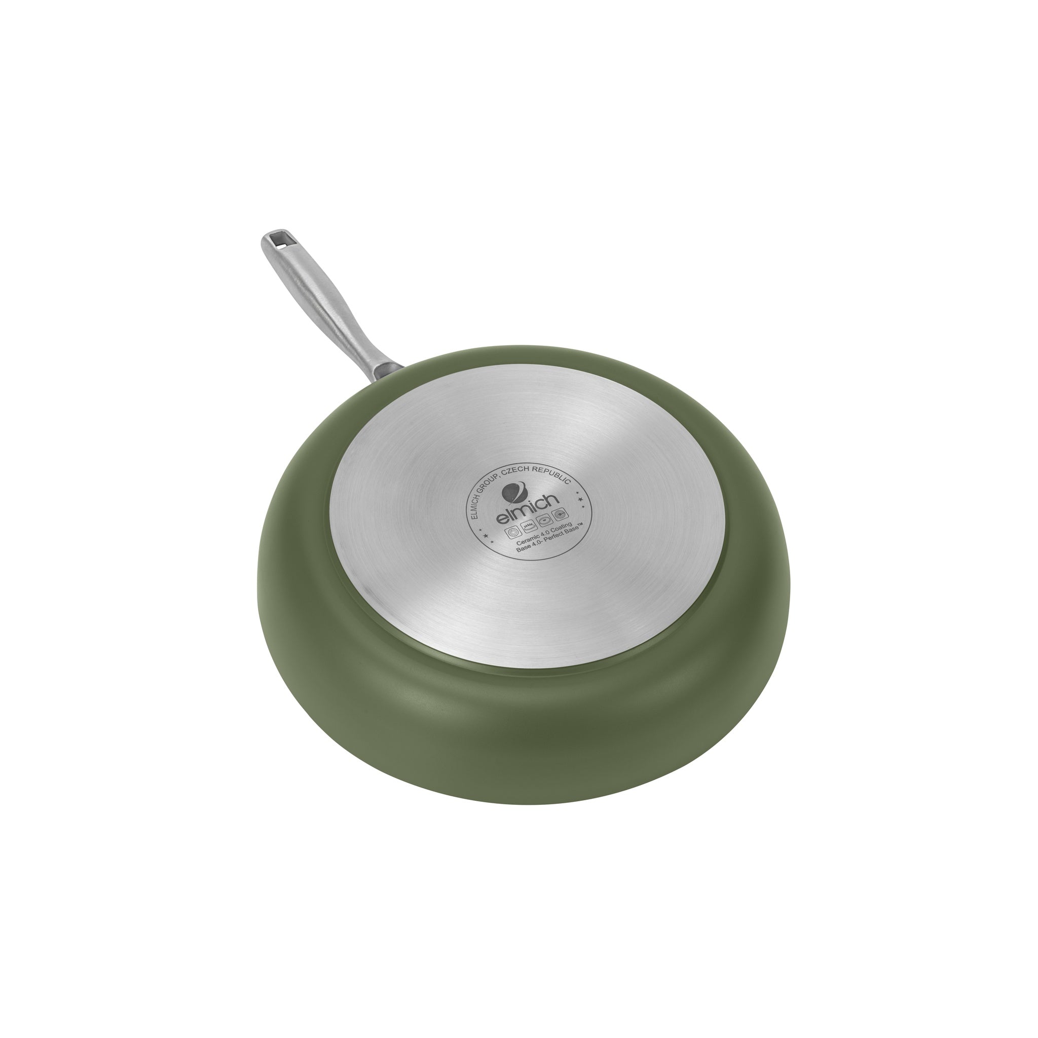 Nepřilnavá pánev Vital s keramickým povrchem Ø 20 cm olivově zelená 20 cm / Olivově zelená