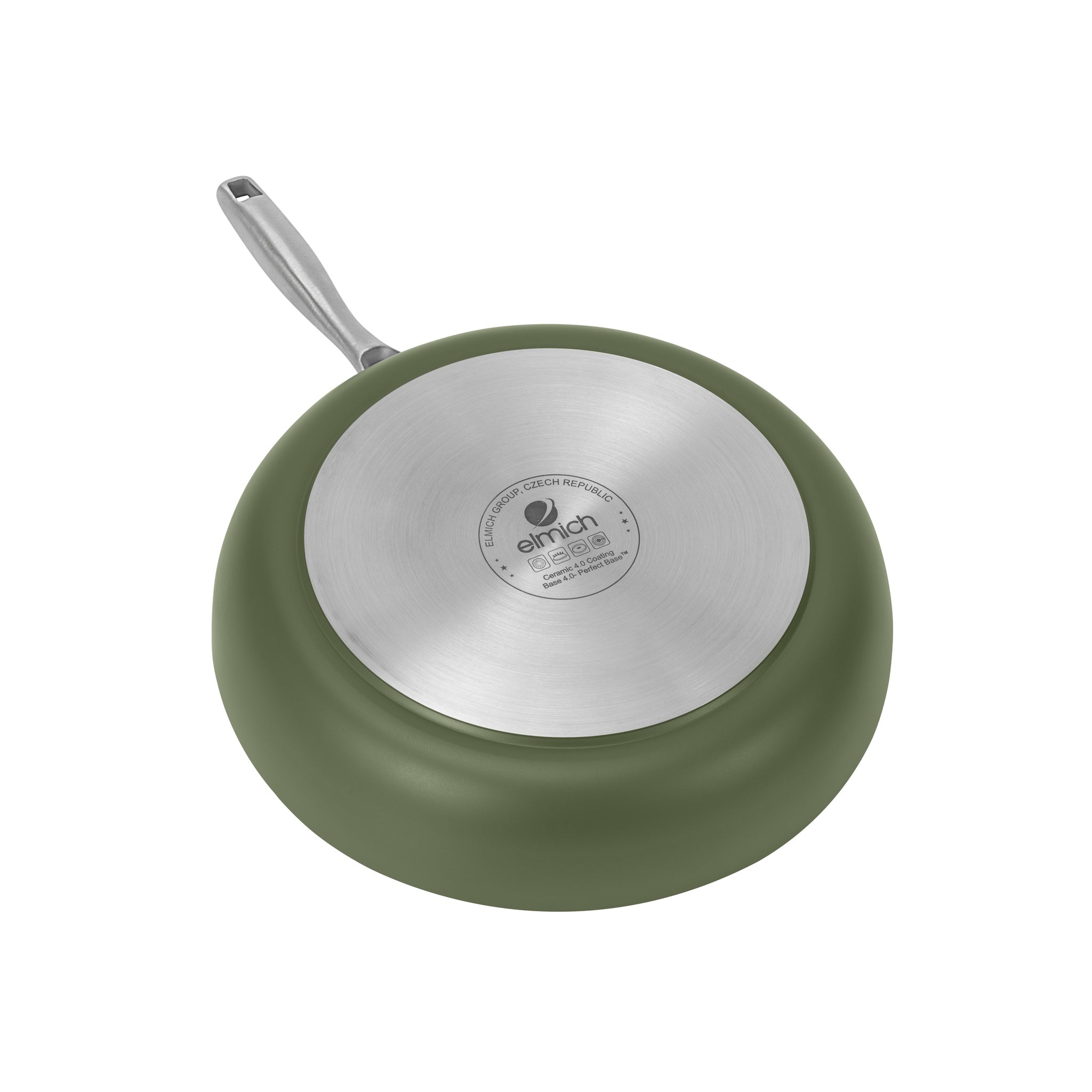 Nepřilnavá pánev Vital s keramickým povrchem Ø 26 cm olivově zelená 26 cm / Olivově zelená