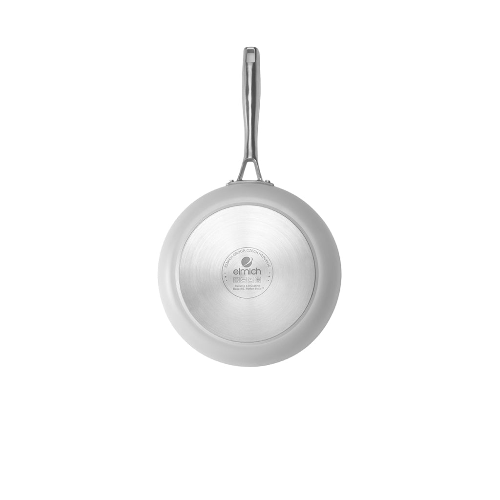 Nepřilnavá pánev Vital s keramickým povrchem Ø 24 cm – krémově bílá 24 cm / Krémově bílá