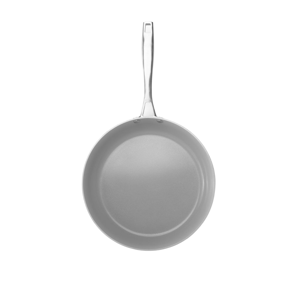 Nepřilnavá pánev Vital s keramickým povrchem Ø 24 cm – krémově bílá 24 cm / Krémově bílá