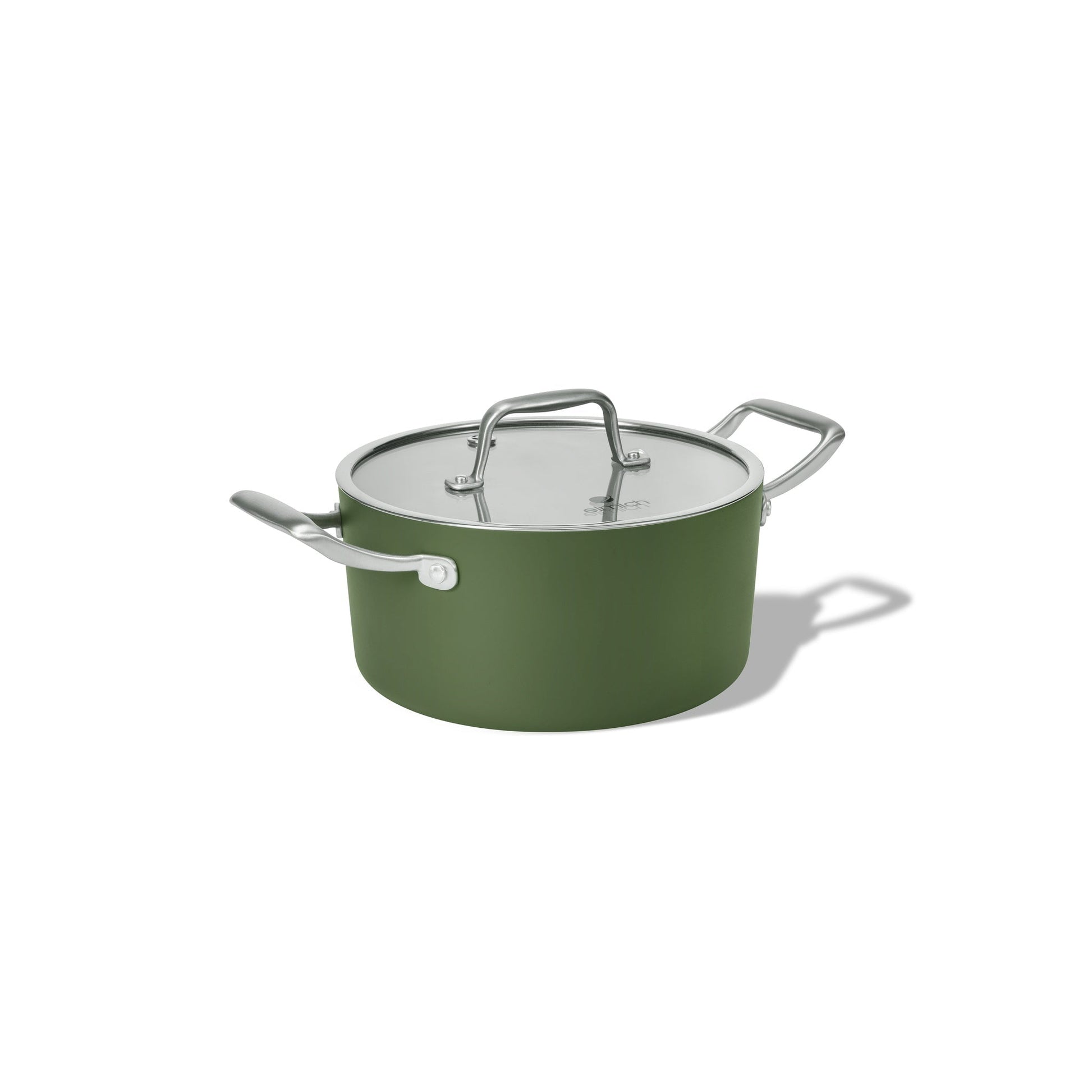 Hrnec Vital s keramickým povrchem Ø 18 cm (2.5L) olivově zelená 18 cm (2.5 L) / Olivově zelená