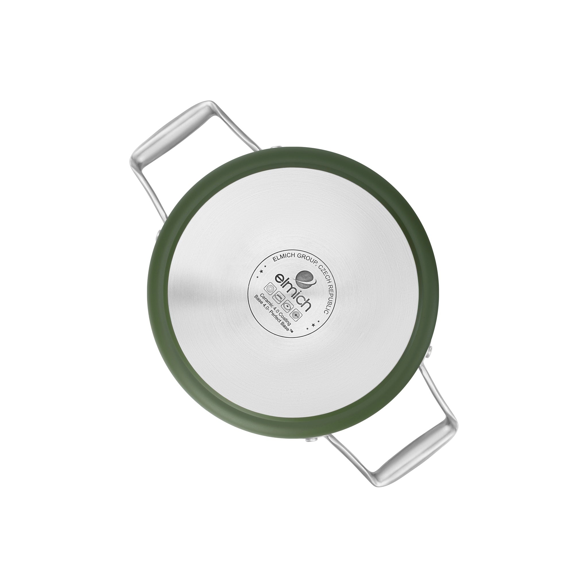 Hrnec Vital s keramickým povrchem Ø 18 cm (2.5L) olivově zelená 18 cm (2.5 L) / Olivově zelená