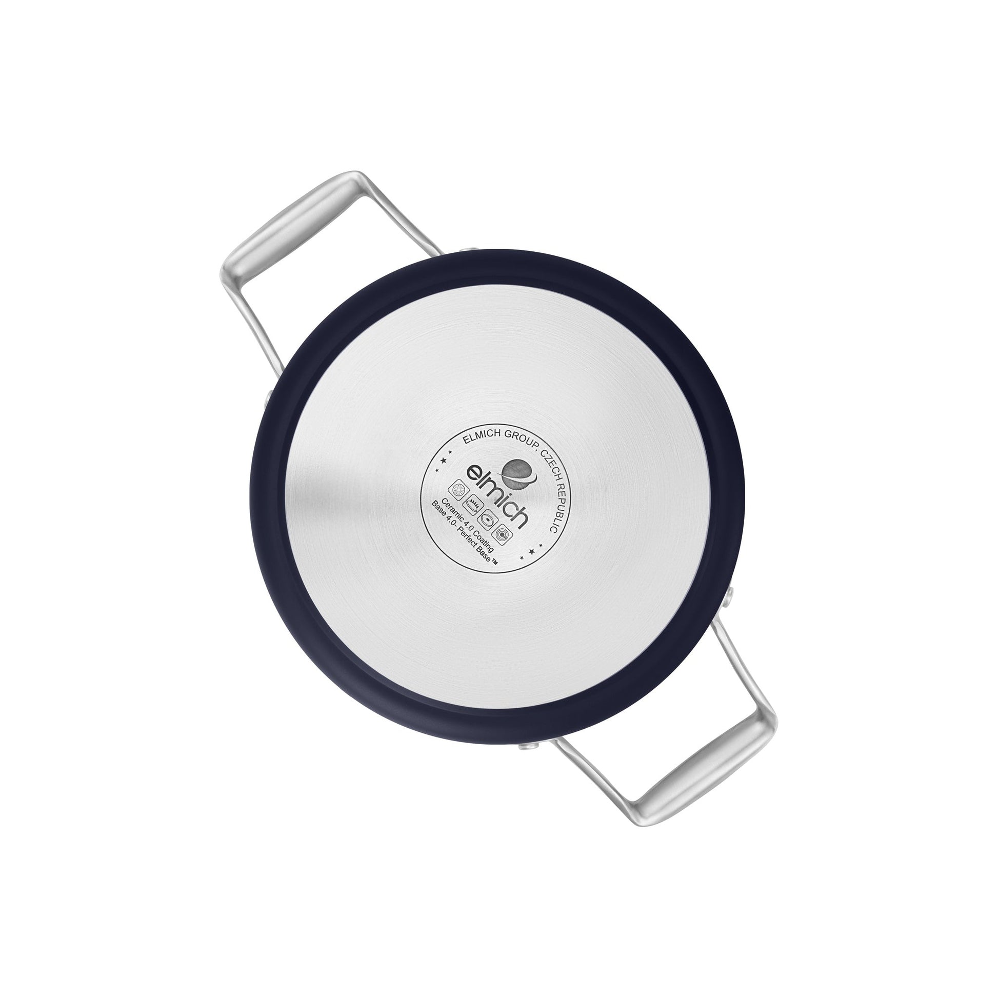 Hrnec Vital s keramickým povrchem Ø 18 cm (2.5L) - tmavě modrá - 18 cm (2.5 L) / Tmavě modrá