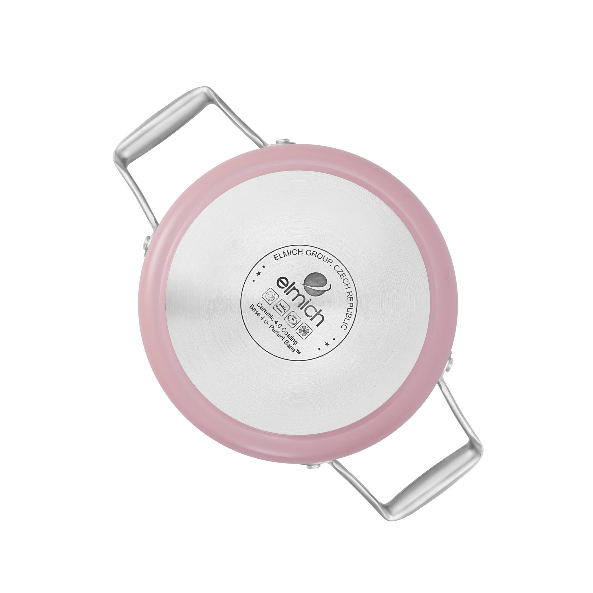 Hrnec Vital s keramickým povrchem Ø 20 cm (3.5L) - růžová - 20 cm (3.5 L) / Růžová