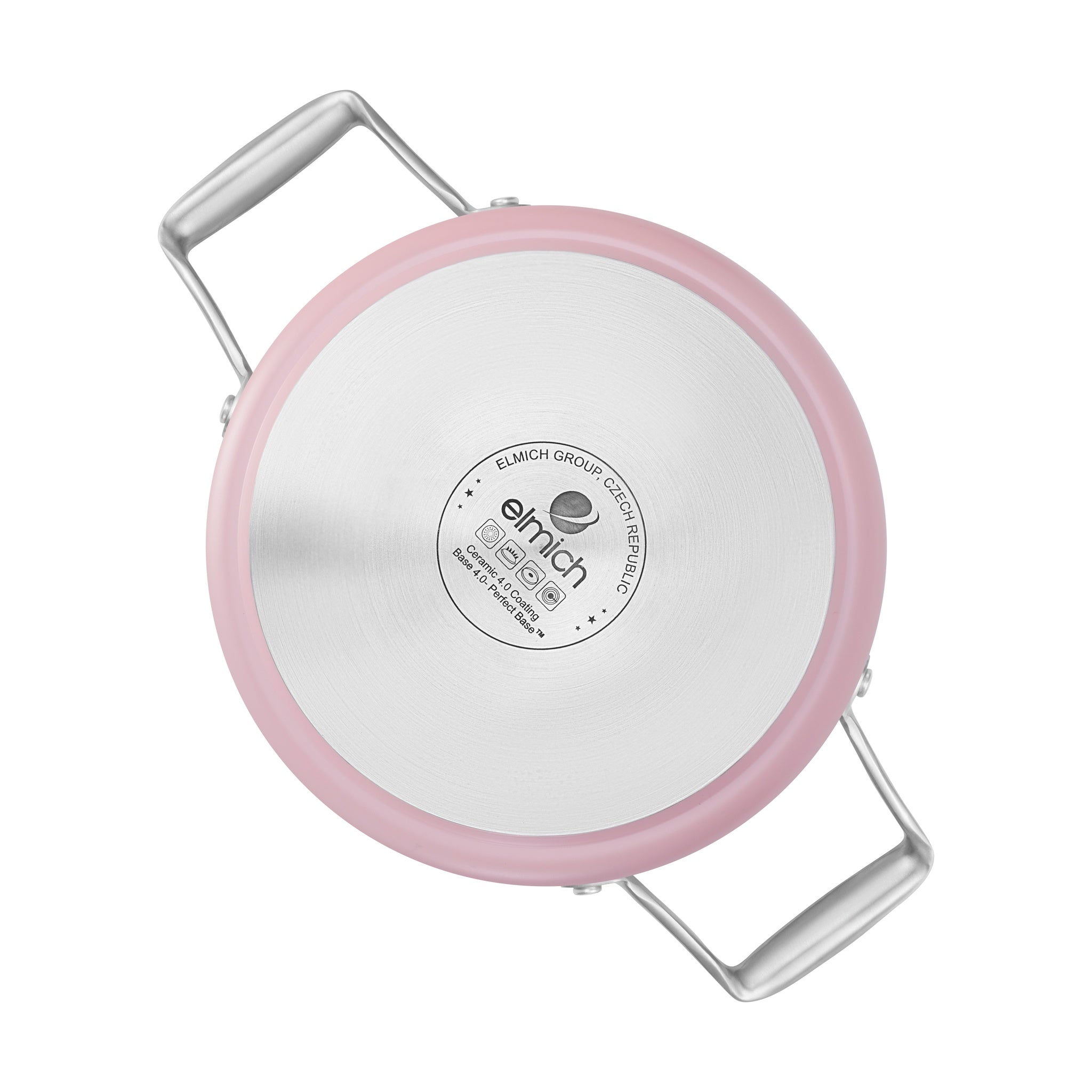 Hrnec Vital s keramickým povrchem Ø 24 cm (6.3L) - růžová - 24 cm (6.3 L) / Růžová