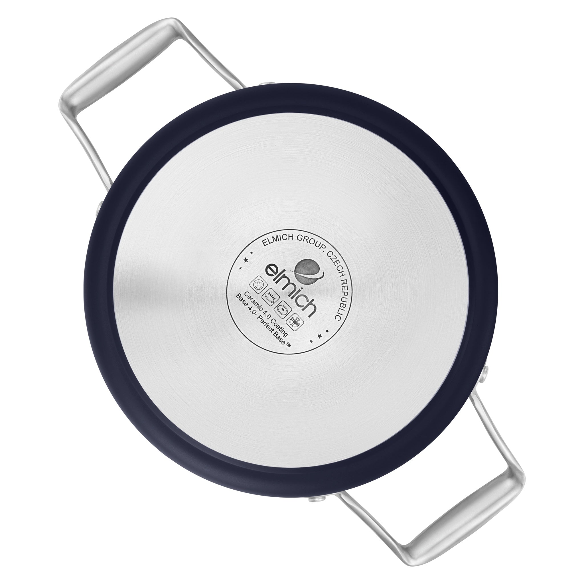 Hrnec Vital s keramickým povrchem Ø 24 cm (6.3L) - tmavě modrá - 24 cm (6.3 L) / Tmavě modrá