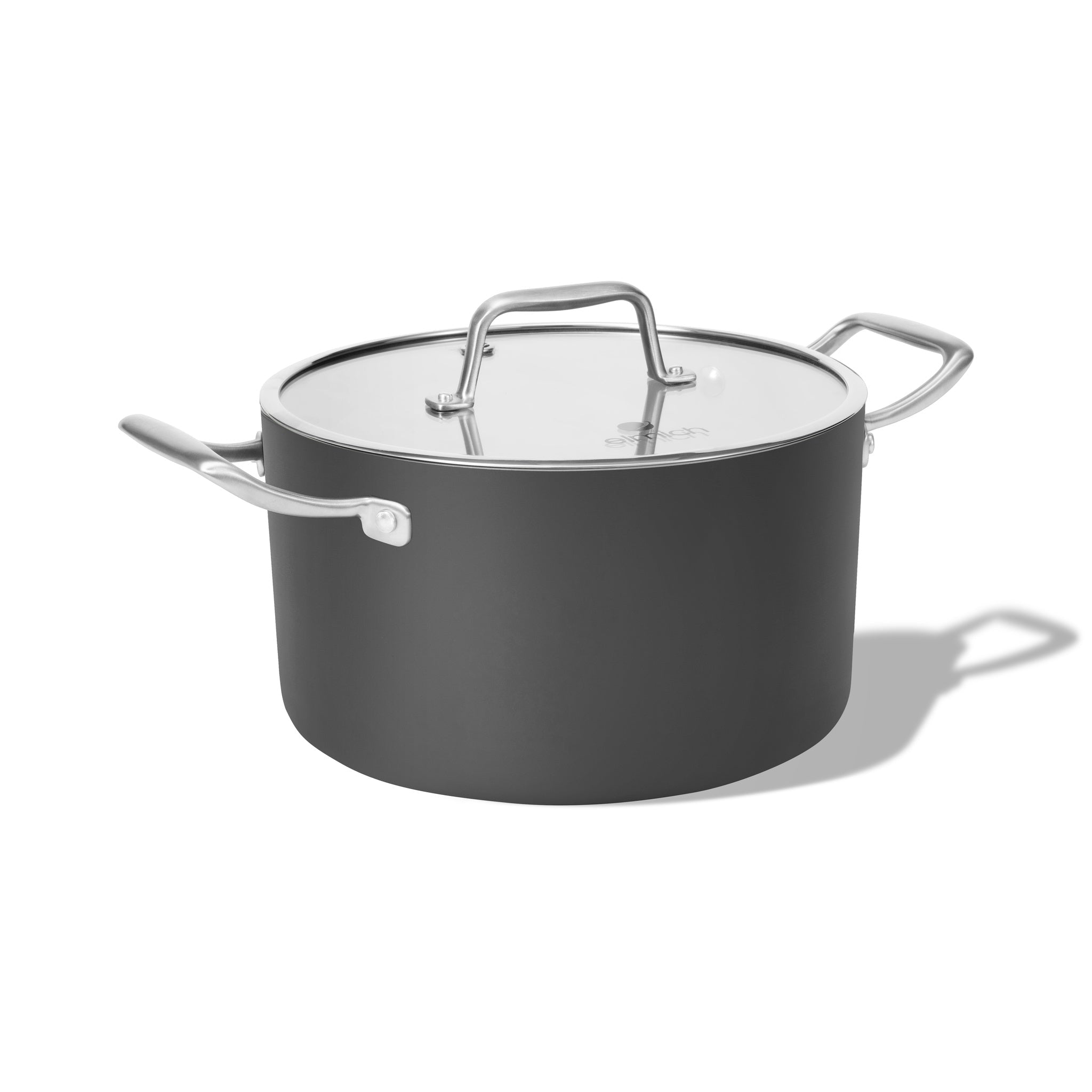 Hrnec Vital s keramickým povrchem Ø 24 cm (6.3L) tmavě šedá 24 cm (6.3 L) / Tmavě šedá