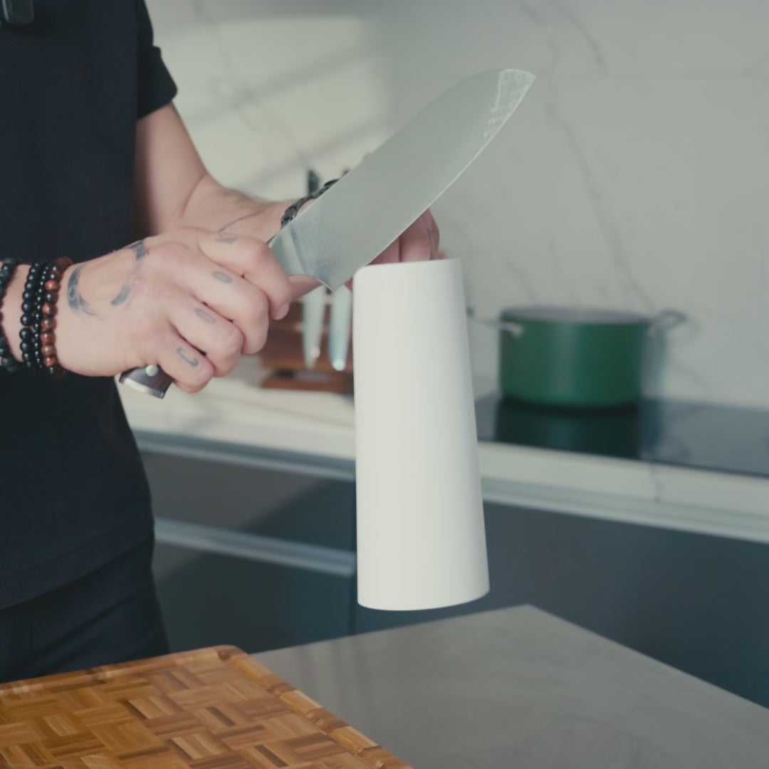 Načíst video: Santoku nůž z damaškové oceli 18 cm