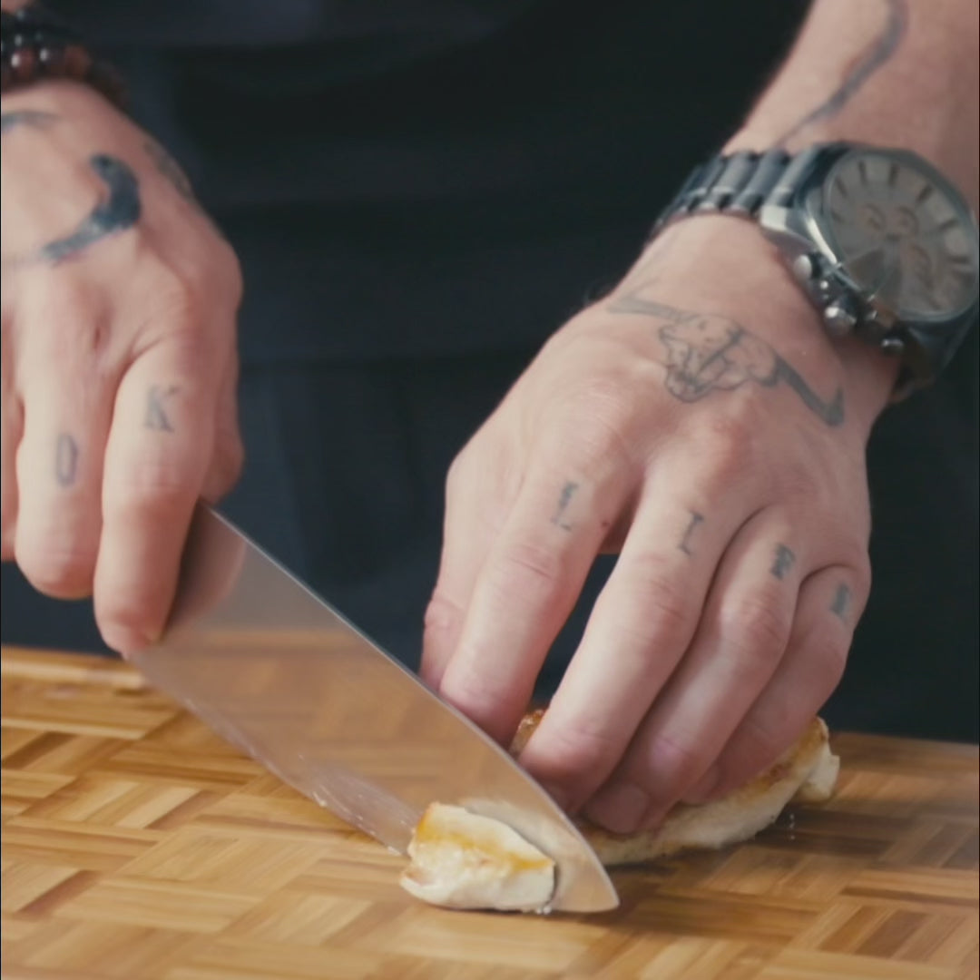 Načíst video: Šéfkuchařský nůž z německé oceli 20 cm