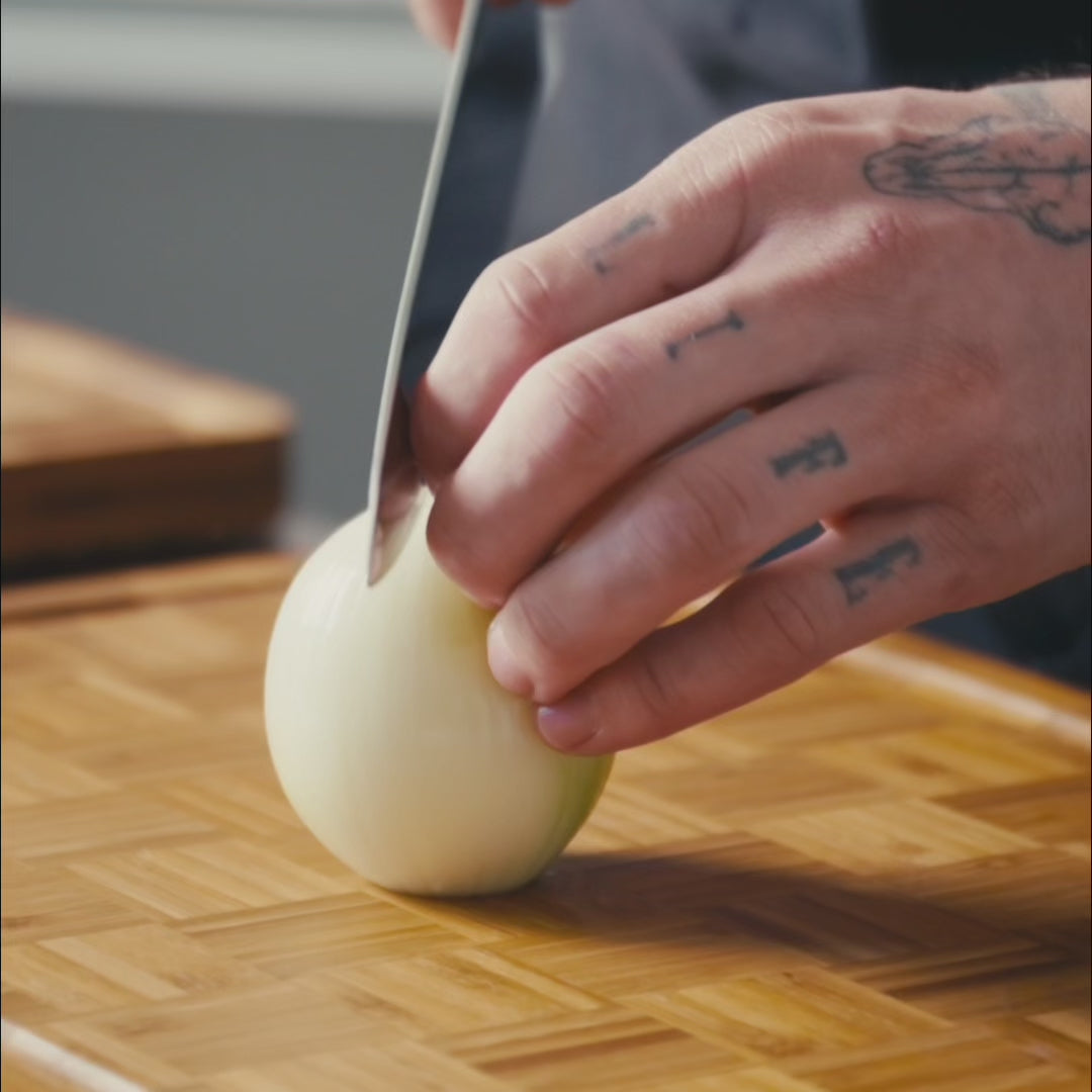 Načíst video: Šéfkuchařský nůž z německé oceli 20 cm