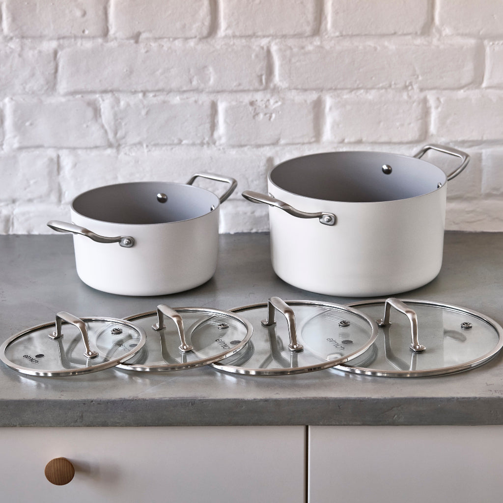 Hrnec Vital s keramickým povrchem Ø 18 cm (2.5L) krémově bílá 18 cm (2.5 L) / Krémově bílá