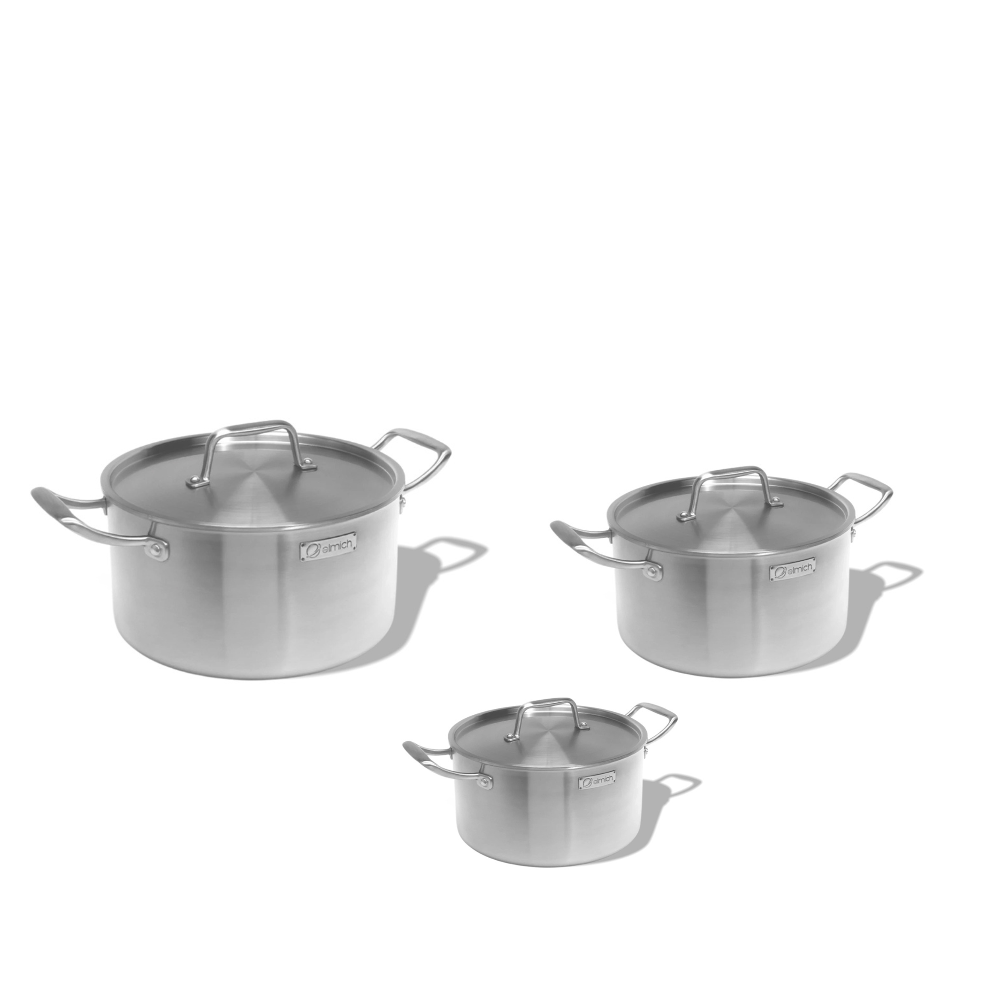 Sada nerezových hrnců s keramickým povrchem Tria Ceramic