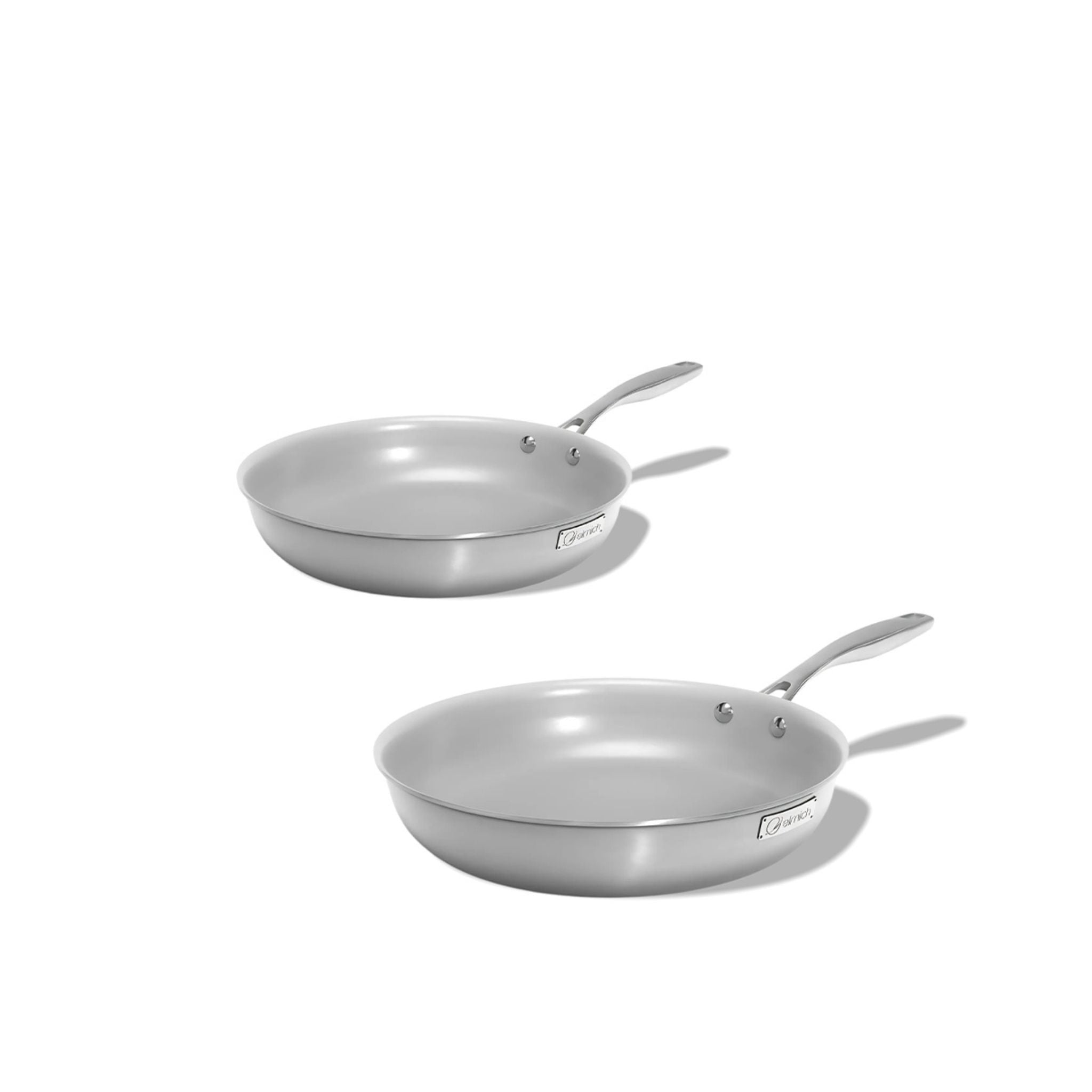 Sada pánví 2ks z třívrstvé nerezové oceli s keramickým povrchem 24 cm + 28 cm - Pánve