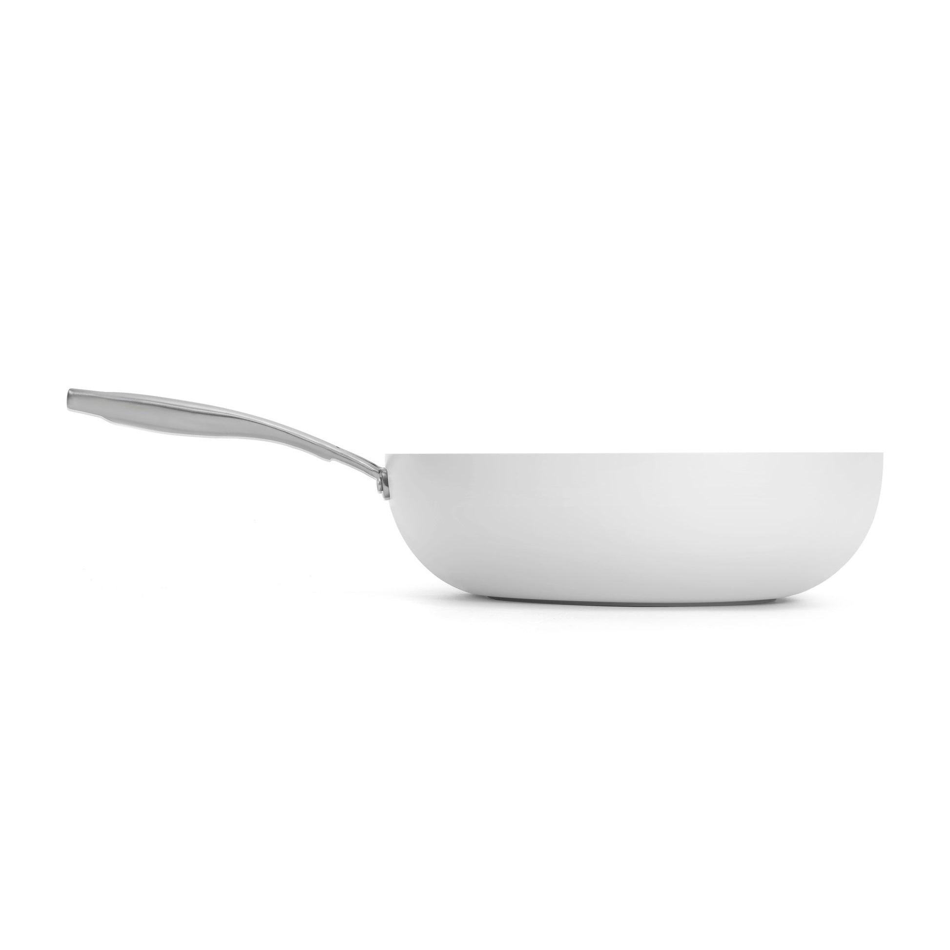 Hluboká pánev Vital s nepřilnavým keramickým povrchem Ø 28 cm krémově bílá 28 cm / Krémově bílá