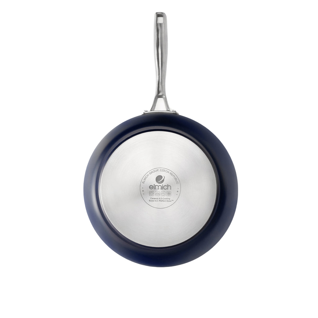 Wok pánev Vital s nepřilnavým keramickým povrchem Ø 28 cm tmavě modrá 28 cm / Tmavě modrá