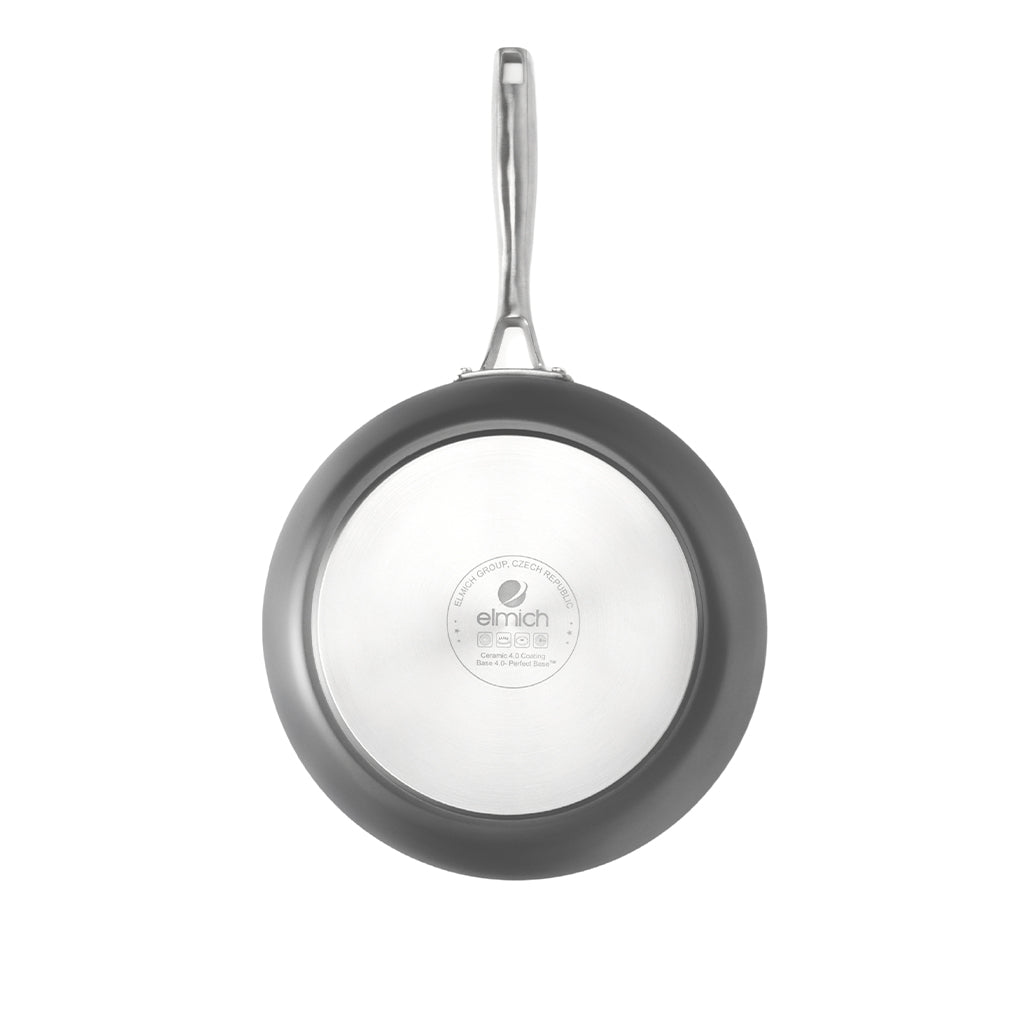 Wok pánev Vital s nepřilnavým keramickým povrchem Ø 28 cm tmavě šedá 28 cm / Tmavě šedá