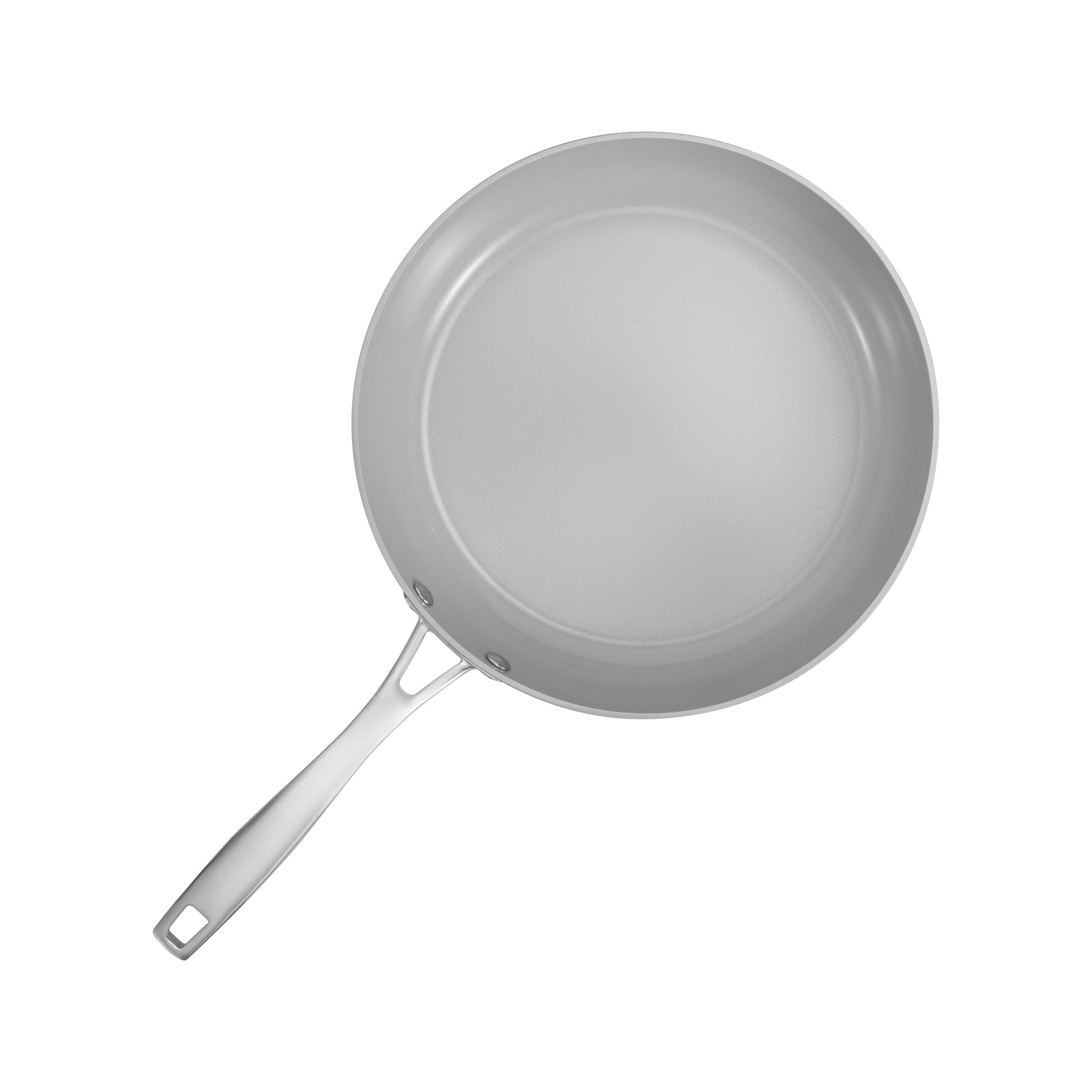 Wok pánev Vital s nepřilnavým keramickým povrchem Ø 30 cm krémově bílá 30 cm / Krémově bílá