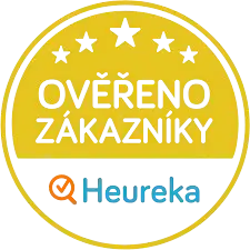 Zlatý kruhový pečatě s hvězdami a textem „ověřeno zákazníky“